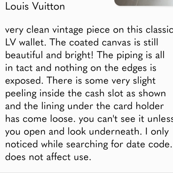 LOUIS VUITTON TRI FOLD MONOGRAM LEATHER WALLET EUC - Picture 11 of 11